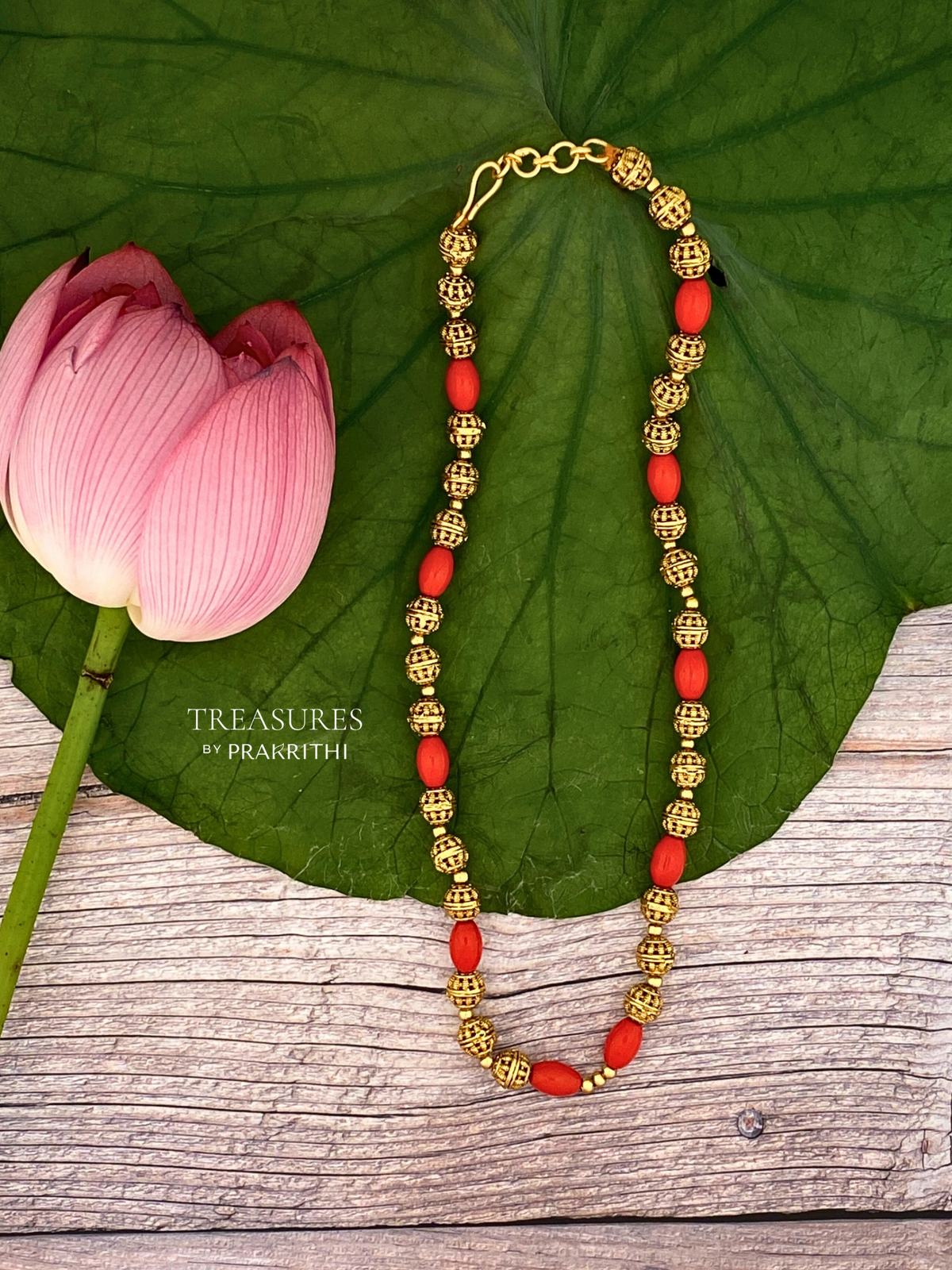 Coral bead Haaram - JH1