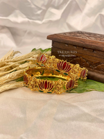 lakshmi lotus bangle- JB9 (size 2.8)