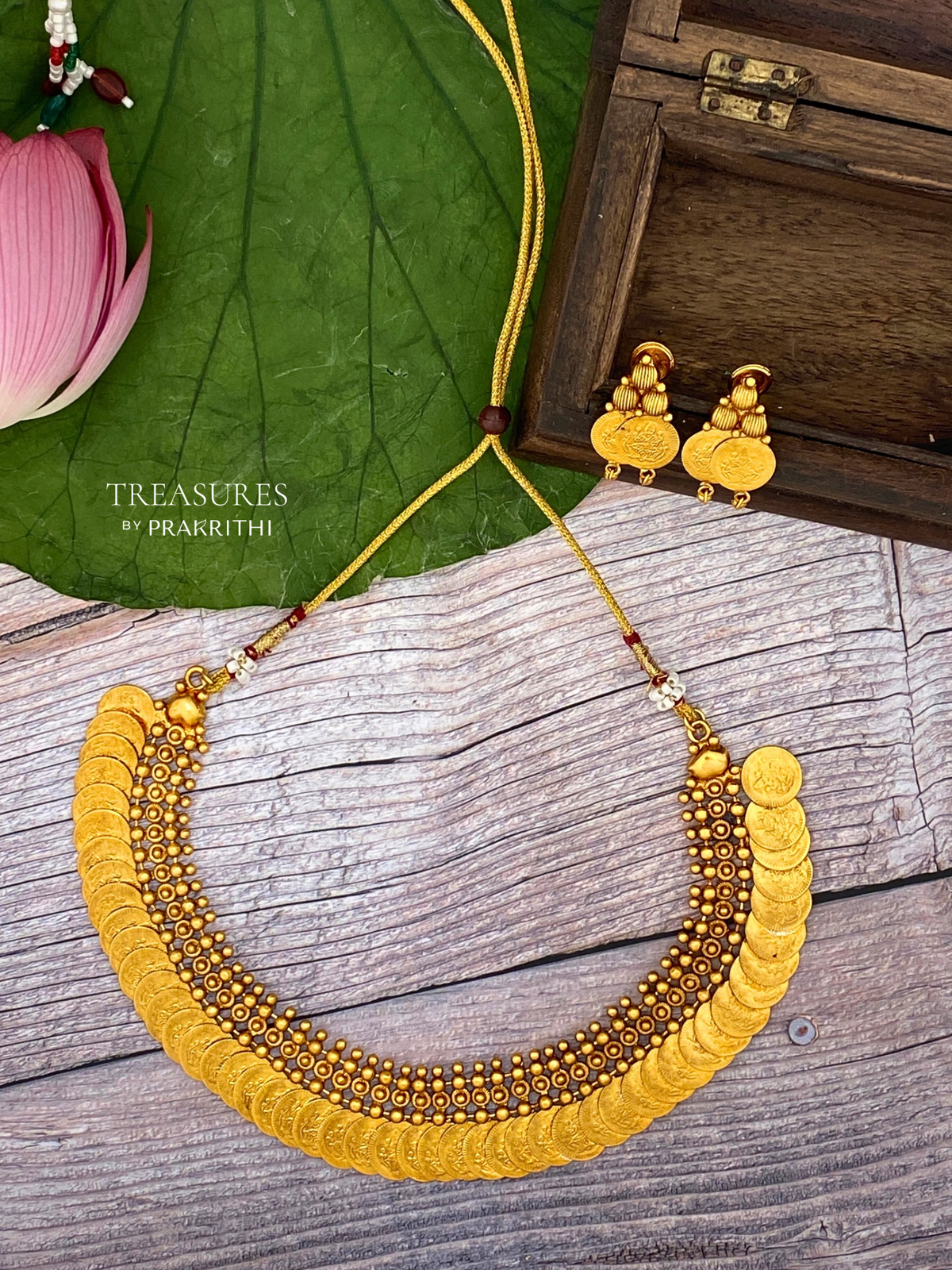 Traditional coin necklace- JN22