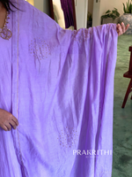 Lavender chanderi salwar set -SLN51