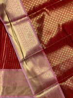 Red banarasi silksaree -LZ8B