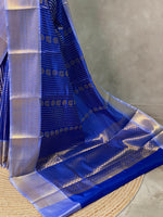 Royal Blue banarasi silksaree -LZ8A