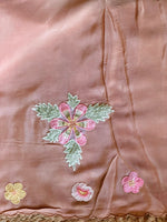 Earthy Peach Pure Organza sareesaree -PBR11A