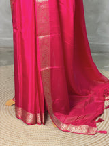 Rani pink pue Viscose Silk Saree - PBRATH4