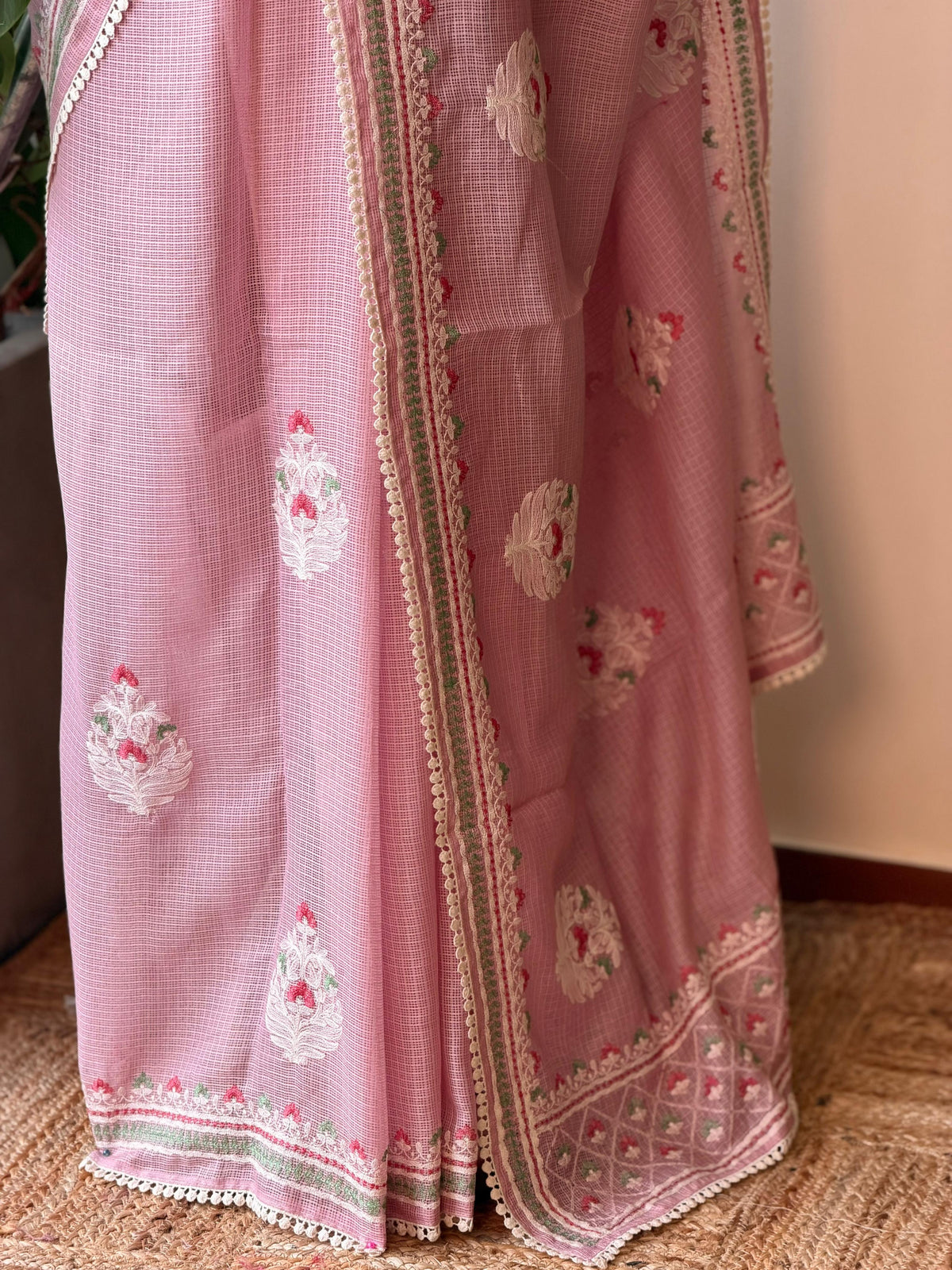 Pastal pink silk Kotta sareesaree -PBR10J