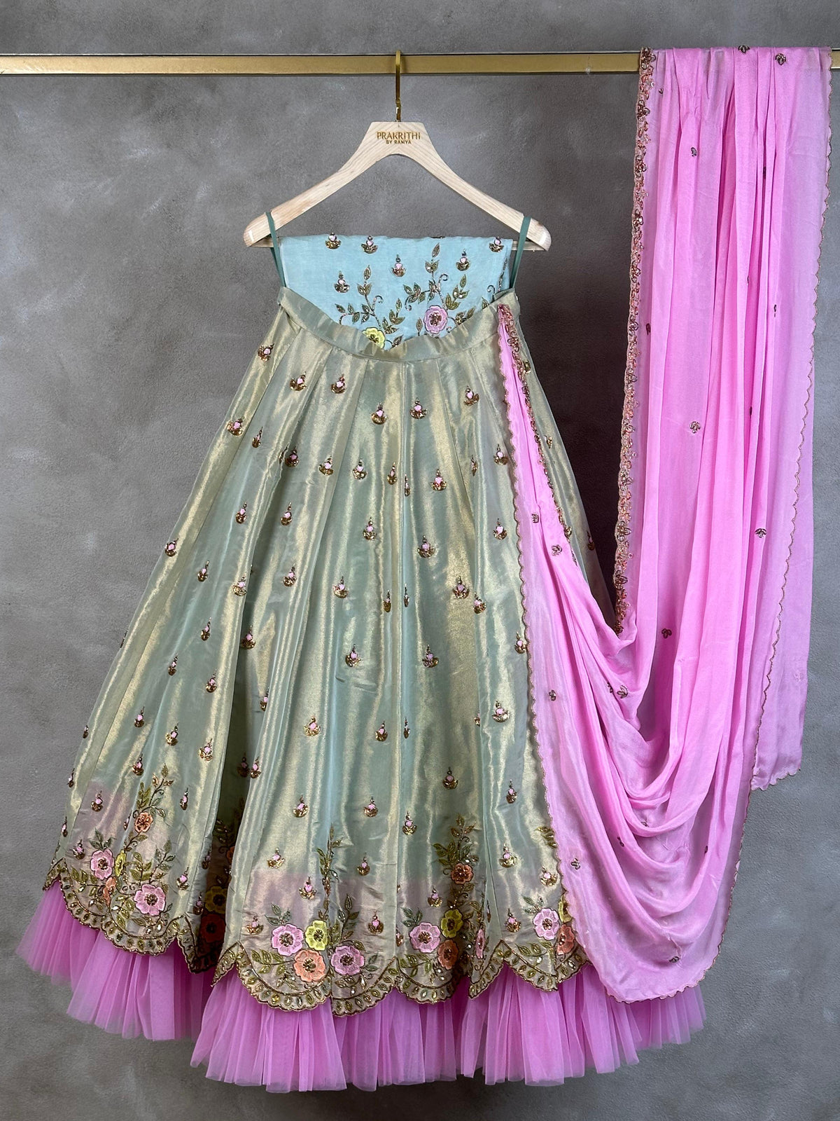 Soft pastel lehenga set - PL18