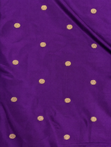 VioletChanderi silk cotton Saree - PBRFA2A