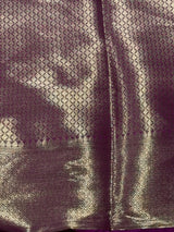 Wine Brocade banarasi saree -MPSB51A