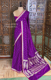 Purple Mashru Banarasi silk Saree - PBRRAH2B