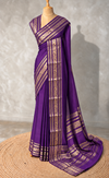 Violet mysore crepe Silk Saree - PBRMJ10B