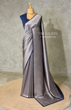 Deep Blue katan Banarasi silk saree - PRAZ12