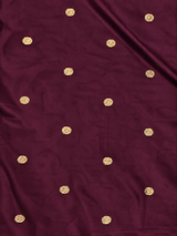 Deep Purple Chanderi silk cotton Saree - PBRFA2I