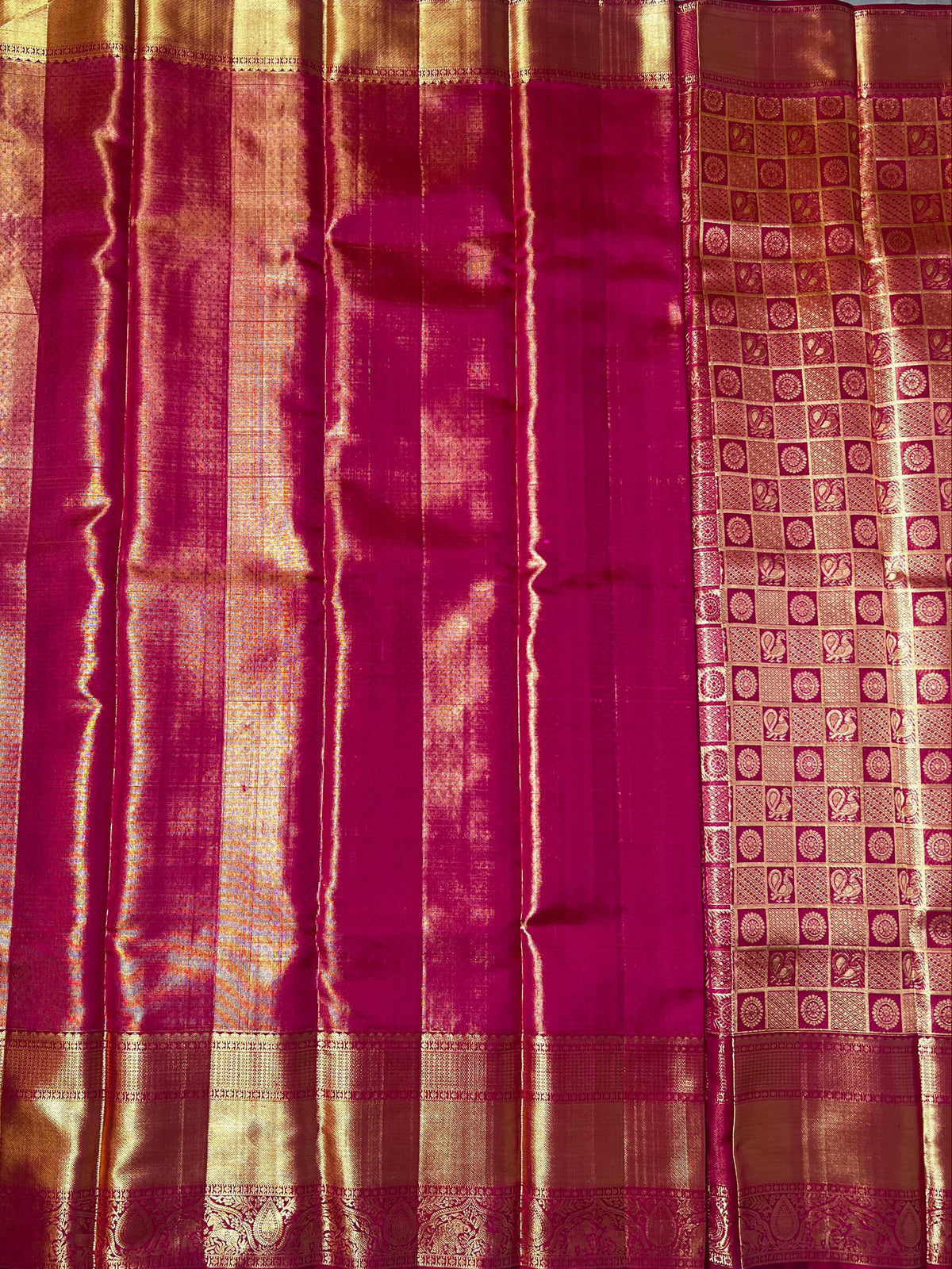 Pure tissue kanchipuram 2g zari saree - PK25