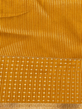Dark yellow semi tusser silk saree - PBRSS3F