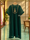 Dark green organza antifit outfit-PBRANTI2