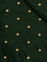 Bottle Green Chanderi silk cotton Saree - PBRFA2C
