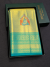 Peacock Green Tissue Kanchipuram saree- PBRIDEK26C