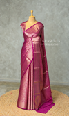 Wine Brocade banarasi saree -MPSB51A