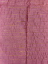 Onion Pink Chanderi silk cotton Jamdani woven saree- PBRJ37