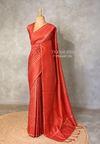 Peach semi tusser silk saree - PBRSS2B