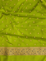 Light Green soft Gajji silk saree- PBRNAK5B