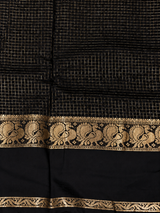 Black Soft silk Saree - PBRFA4A