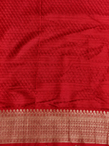 Red Banarasi Georgette fabric saree- PBRVAR1