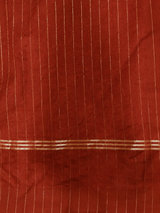 Brick Red Chanderi silk cotton saree- PBRNAK4