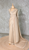 Sandal Chanderi silk cotton saree- PBRNAK4C