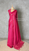 Rani Pink Chanderi silk cotton saree- PBRNAK4E