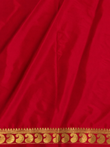 Wine Semi Mysore crepe Silk Saree - PBRMJ4D
