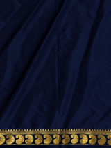 Blue Semi Mysore crepe Silk Saree - PBRMJ4G