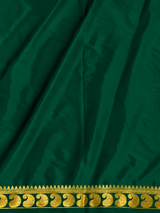 Green Semi Mysore crepe Silk Saree - PBRMJ4E