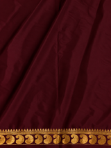 Brown Semi Mysore crepe Silk Saree - PBRMJ4H