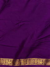 Violet Semi Mysore crepe Silk Saree - PBRMJ5B