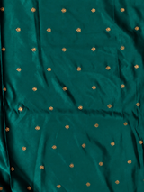 Peacock blue Banarasi Satin silk Saree - PBRKIV2C