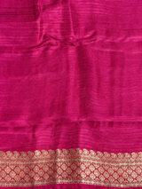 Rani Pink Viscose Silk Saree - PBRATH5