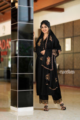 BLACK PREMIUM VELVET SALWAR - SLV05