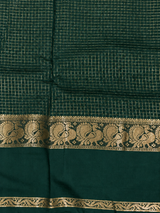 Bottle Green Soft silk Saree - PBRFA4C