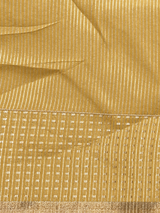 Light gold semi tusser silk saree - PBRSS3B