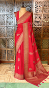 Red wine Premium Tusser Silk Saree - PBRATH5C