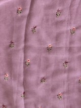Mauve Pink Crush Georgette Saree - PBRCHAND1D