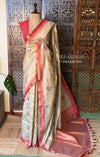 Sandal Chanderi saree - PBR66D