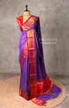 Violet and Red banarasi silk saree -AISH20D