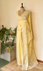 Yellow silk Kotta sareesaree -PBR10E