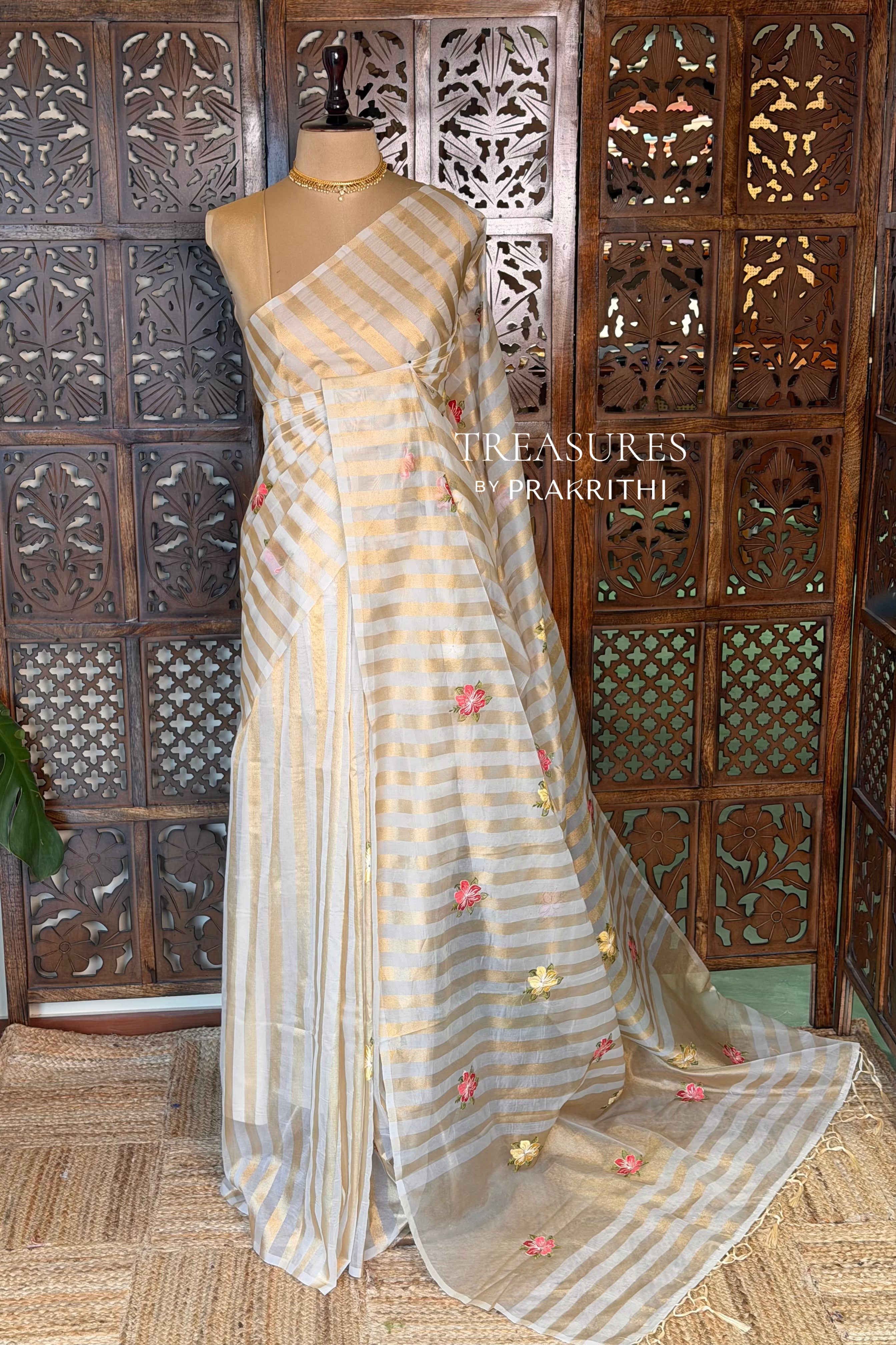 Banarasi Organza tissue saree - PASILK4- ONAM26