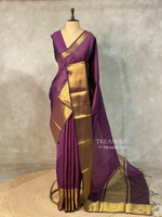 Wine banarasi silksaree - RUK2F