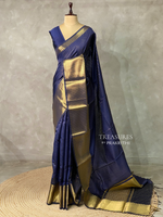 Navy Blue banarasi silksaree - RUK2I -IH