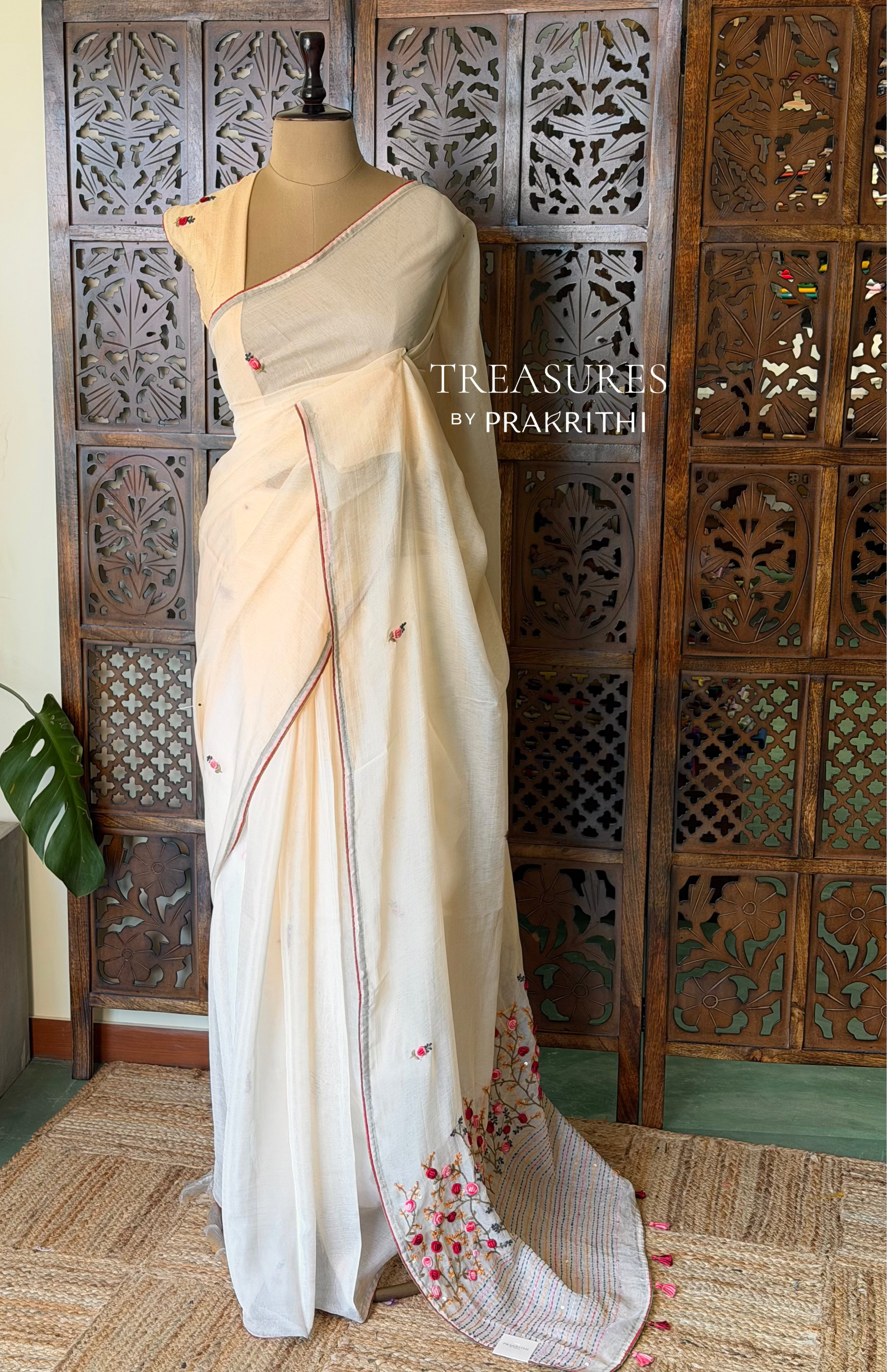 Nude Yellow soft muslin saree : PBR52G