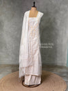 Chanderi unstitched salwar set: PBRUS31